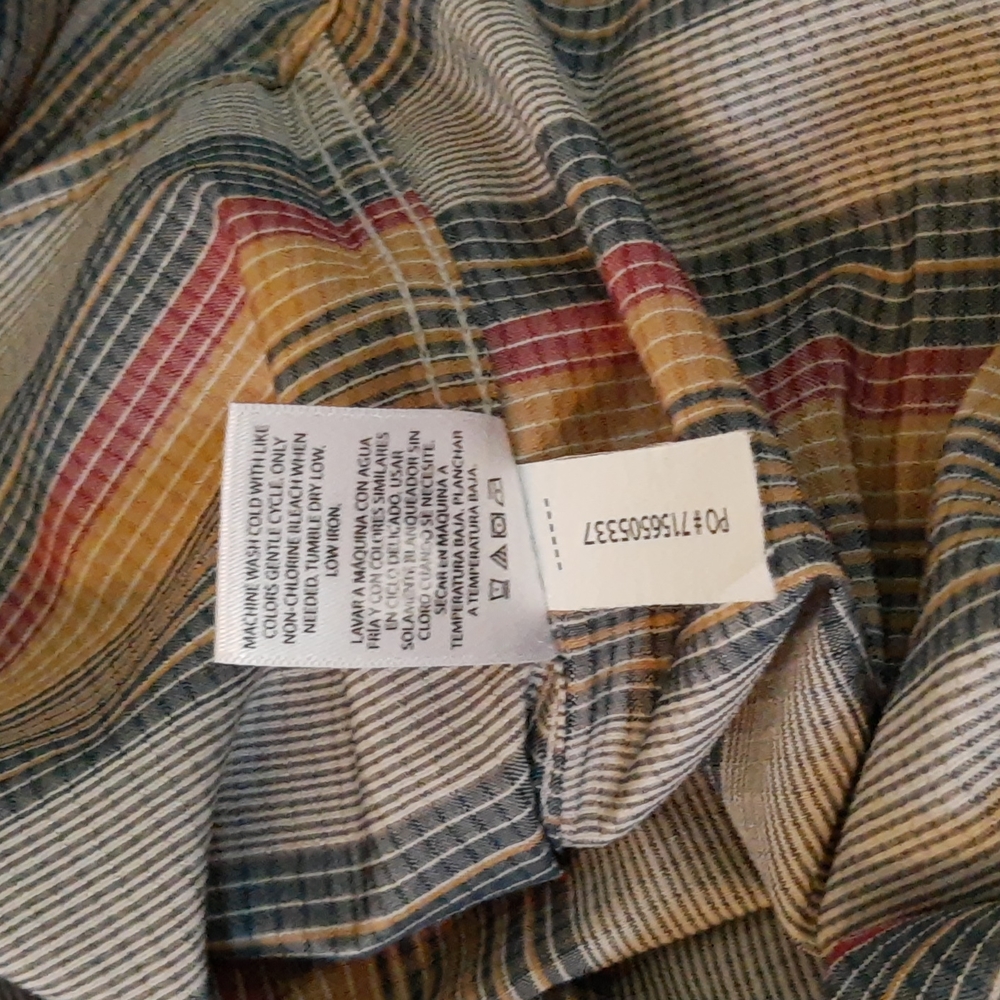 Men's Swiss Tech Button Down Shirts Bundle Plaid Stripes S 34-36 - Picture 16 of 16